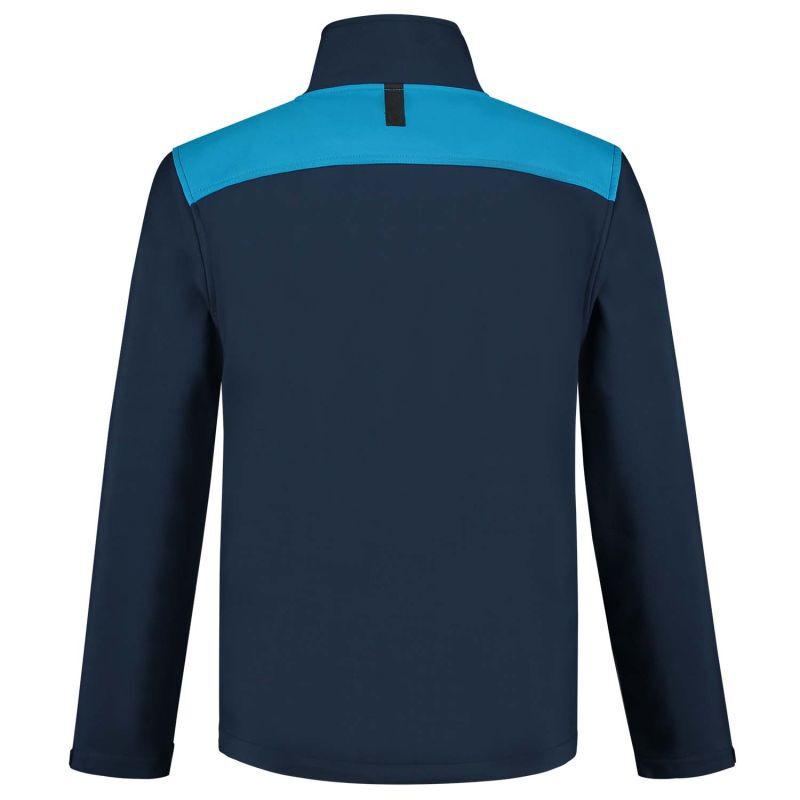 Tricorp Bicolor 402021 - Softshell jas - Blauw Lichtblauw - 3XL