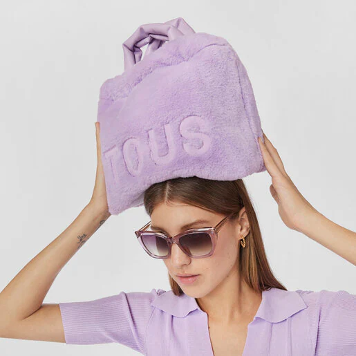 Saca mediana malva TOUS Cloud Warm