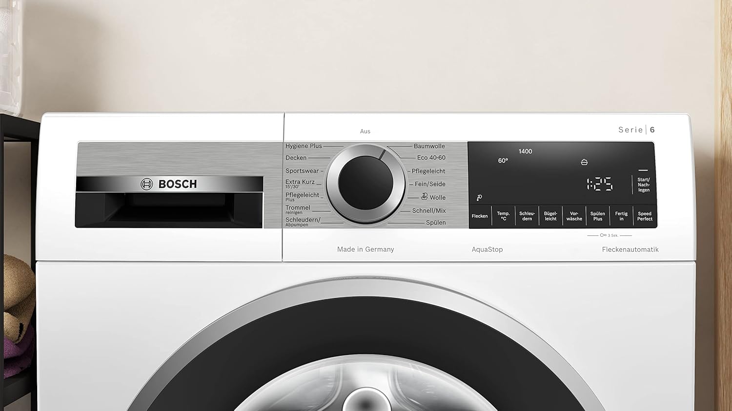 Bosch Wärmepumpentrockner für 8 kg Wäsche, Serie 6, A+++, 176 kWh/Jahr & WGG244140 Waschmaschine Serie 6, Frontlader mit 9kg Fassungsvermögen