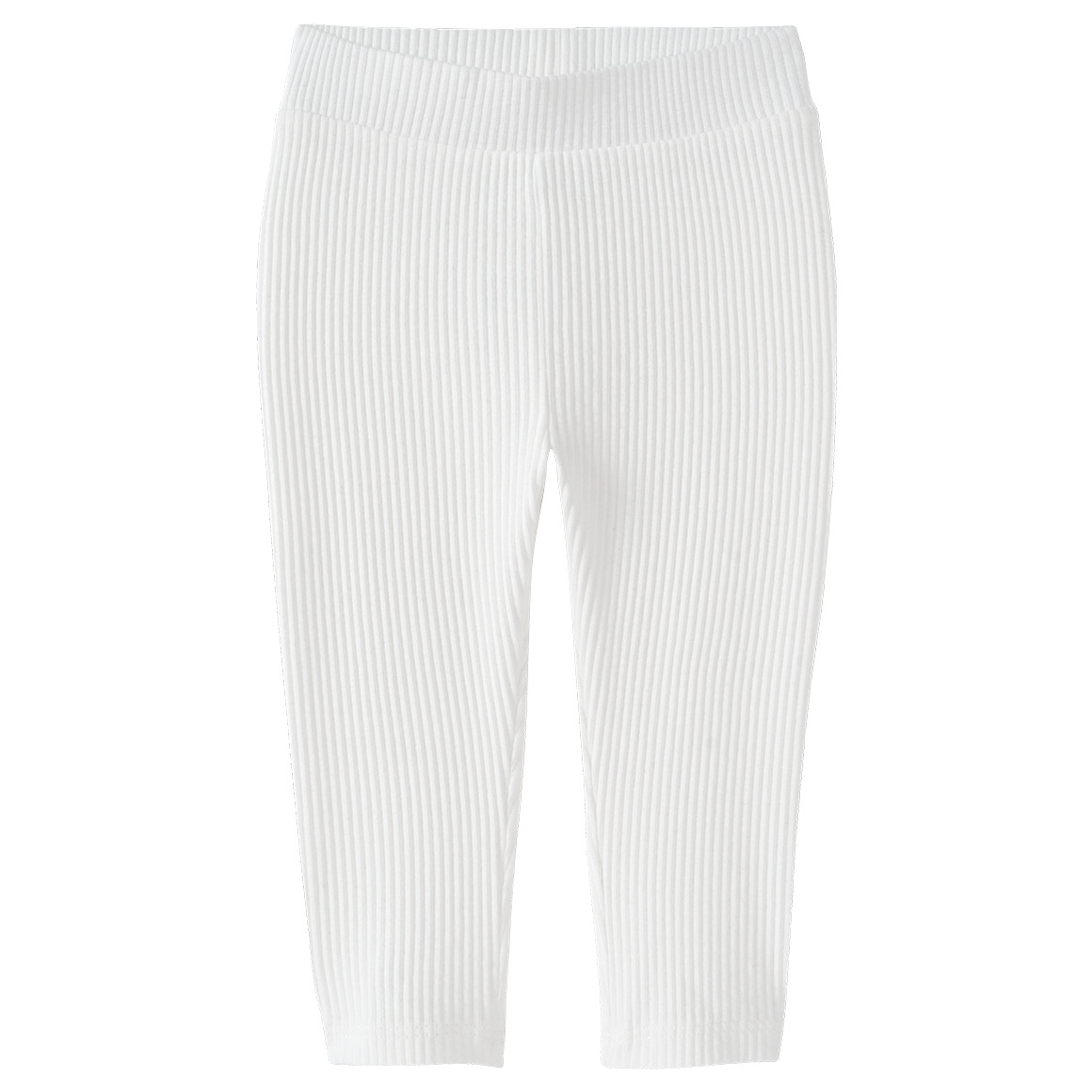 Topomini Baby Leggings mit Rippstruktur weiss