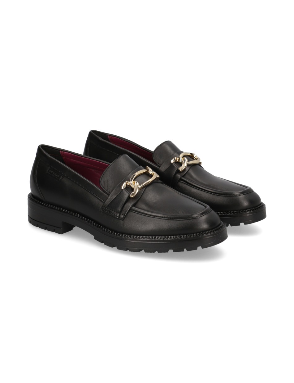 Glattleder Slipper