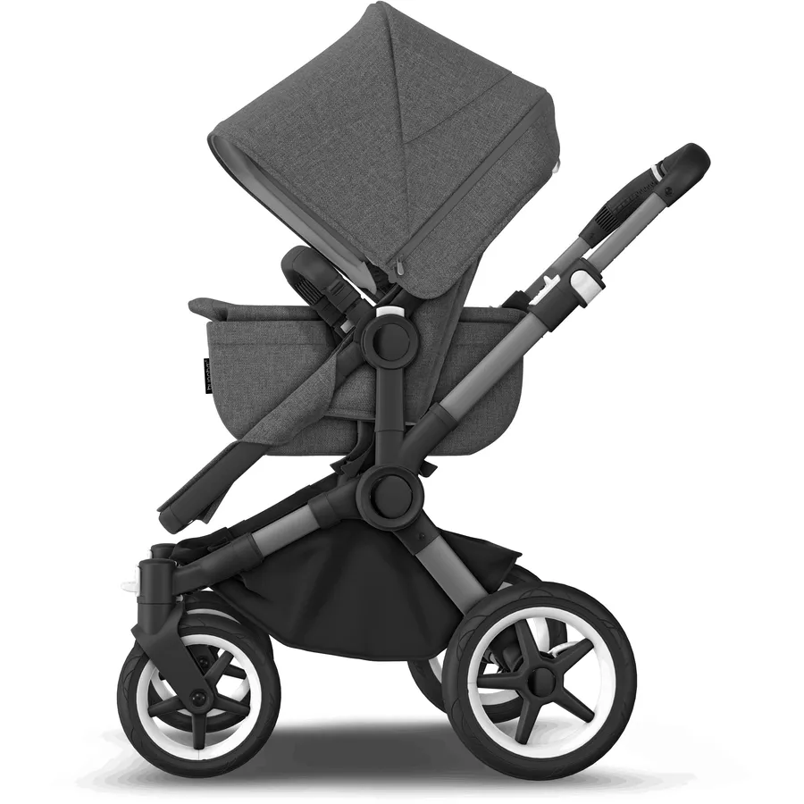 bugaboo Geschwisterwagen Donkey 5 Duo Complete GraphiteGrey Melange