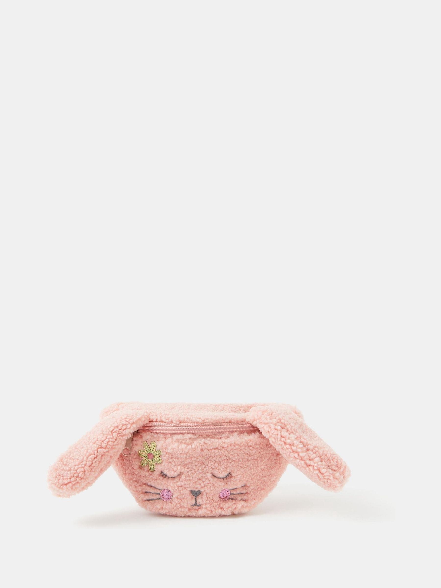 Angels By Accessorize Girls Borg Bunny Belt Bag