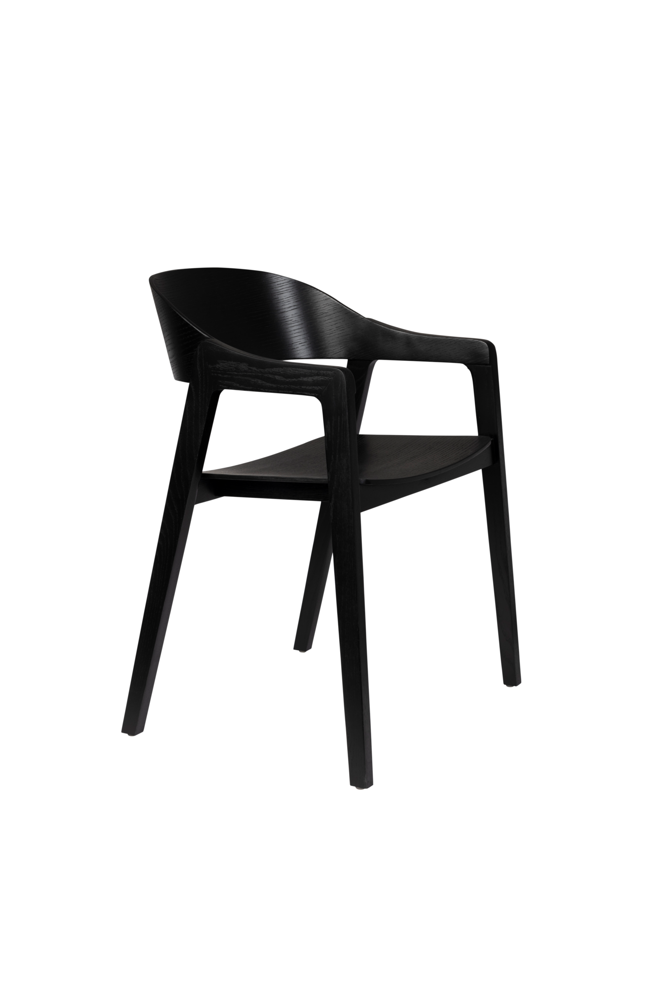 Eetkamerstoel WESTLAKE zwart - set van 2