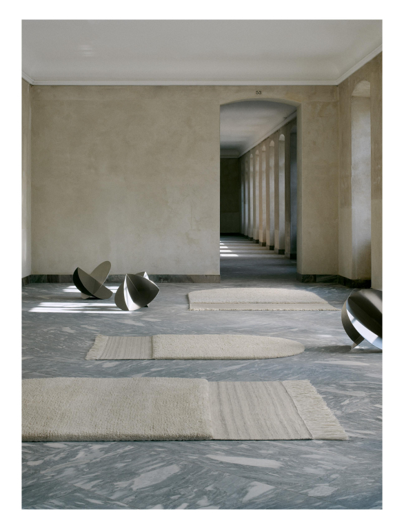 Linie Design Eternal Eye vloerkleed 170x240 krijt