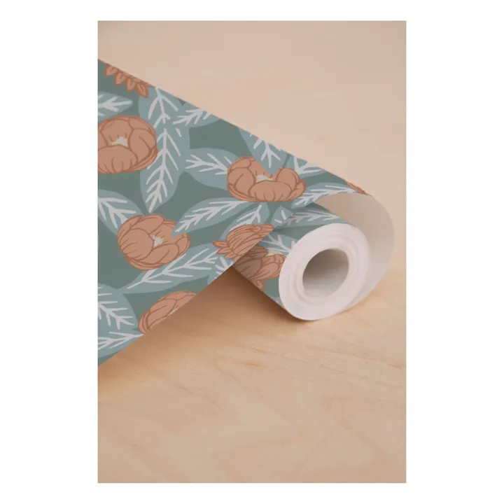 Maison Janette Rouleau de papier-peint Simone | Vert d'eau