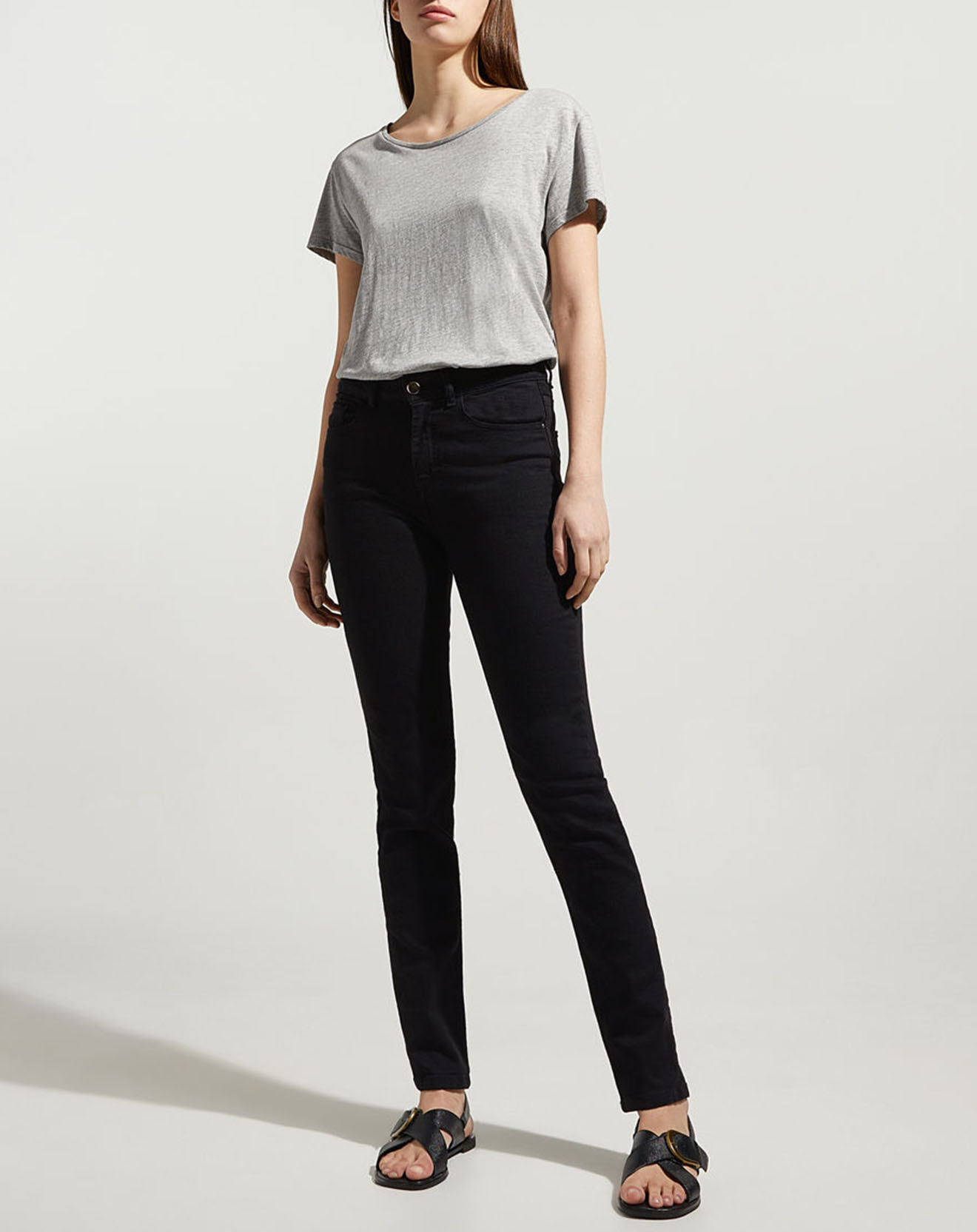 Jodhpur Jean Bmock droit brut noir