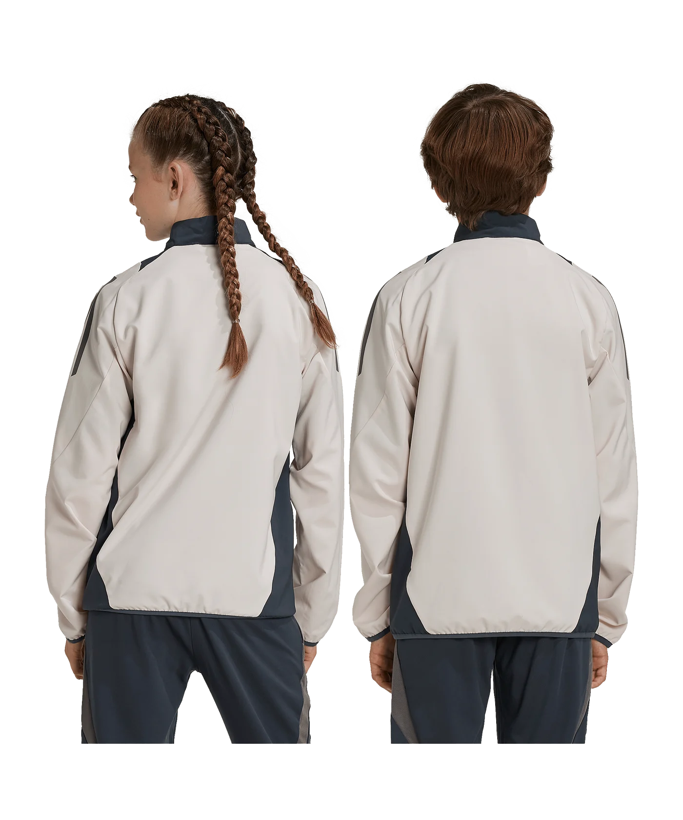 adidas Real Madrid Prematch Jacke Kids Grau
