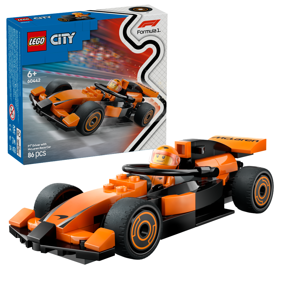 LEGO - LEGO City - F1®-kører med McLaren-racerbil (60442)