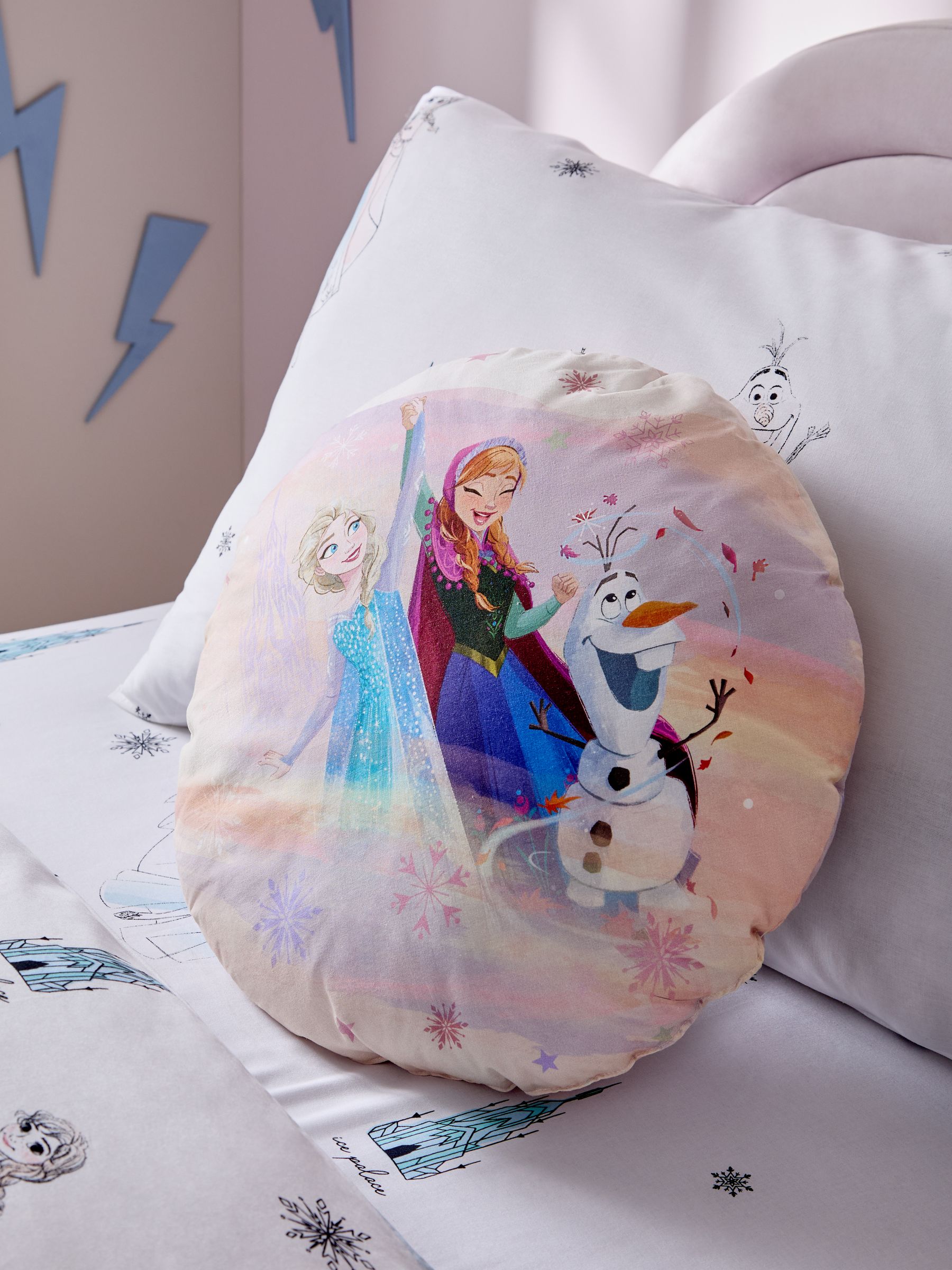 Frozen 100% katoenen rond kussen