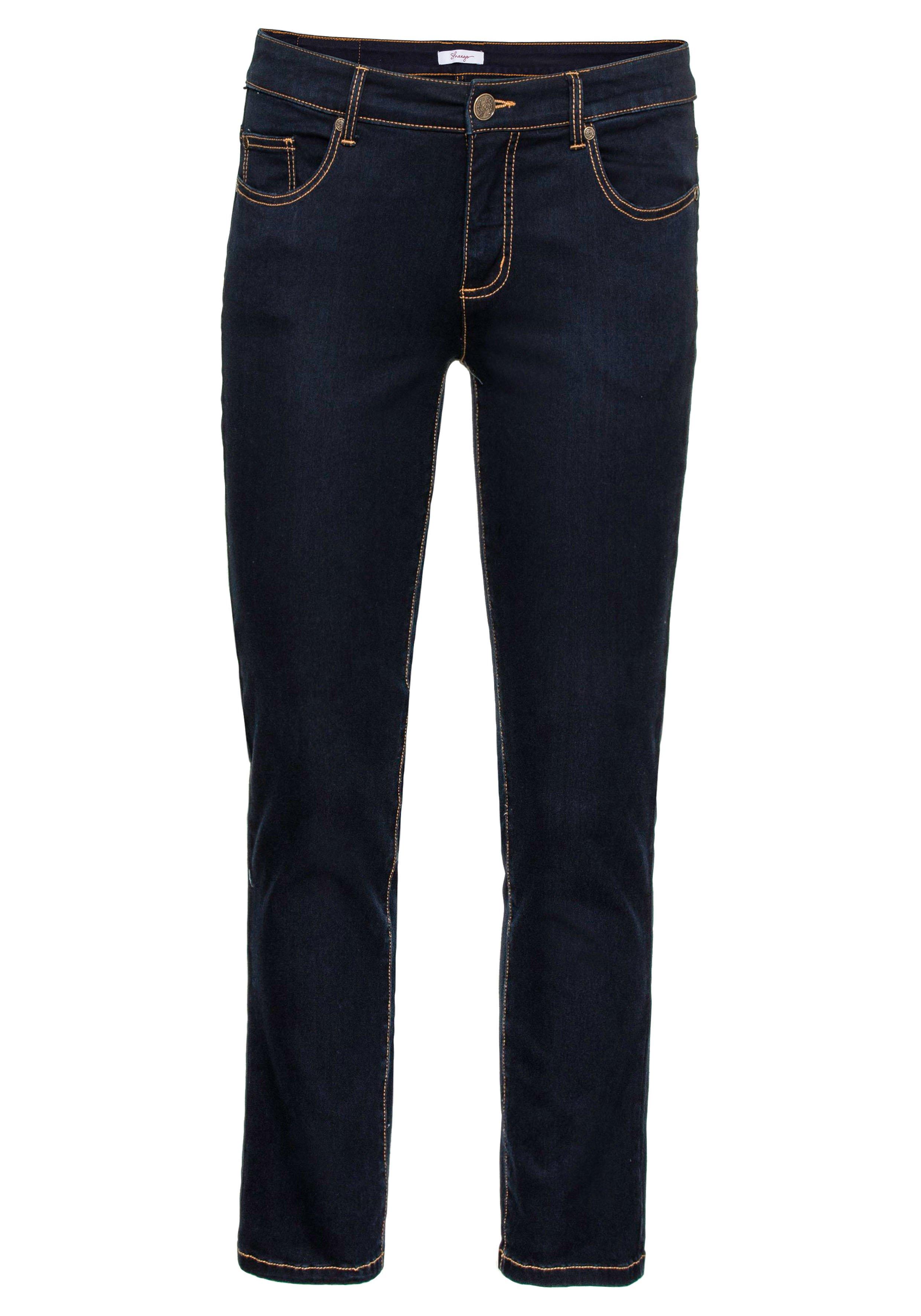 Schmale Stretch-Jeans im 5-Pocket-Stil
