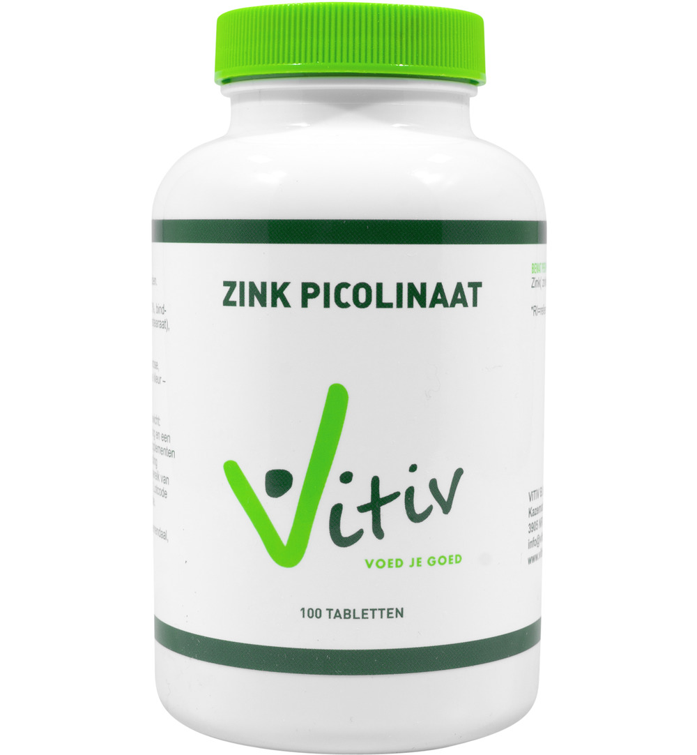 Vitiv Zink Picolinaat 50Mg (100 tabletten)