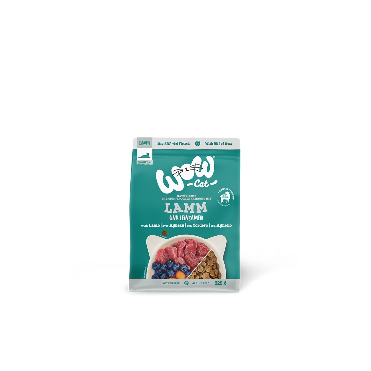 WOW Cat Senior Lamm 325 g