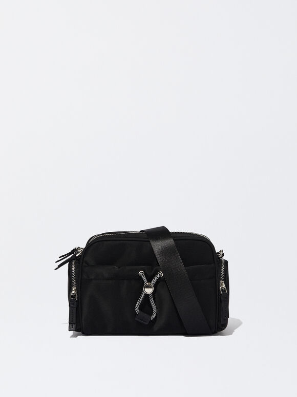 Bolsa Badolera Efecto Nylon - Preto