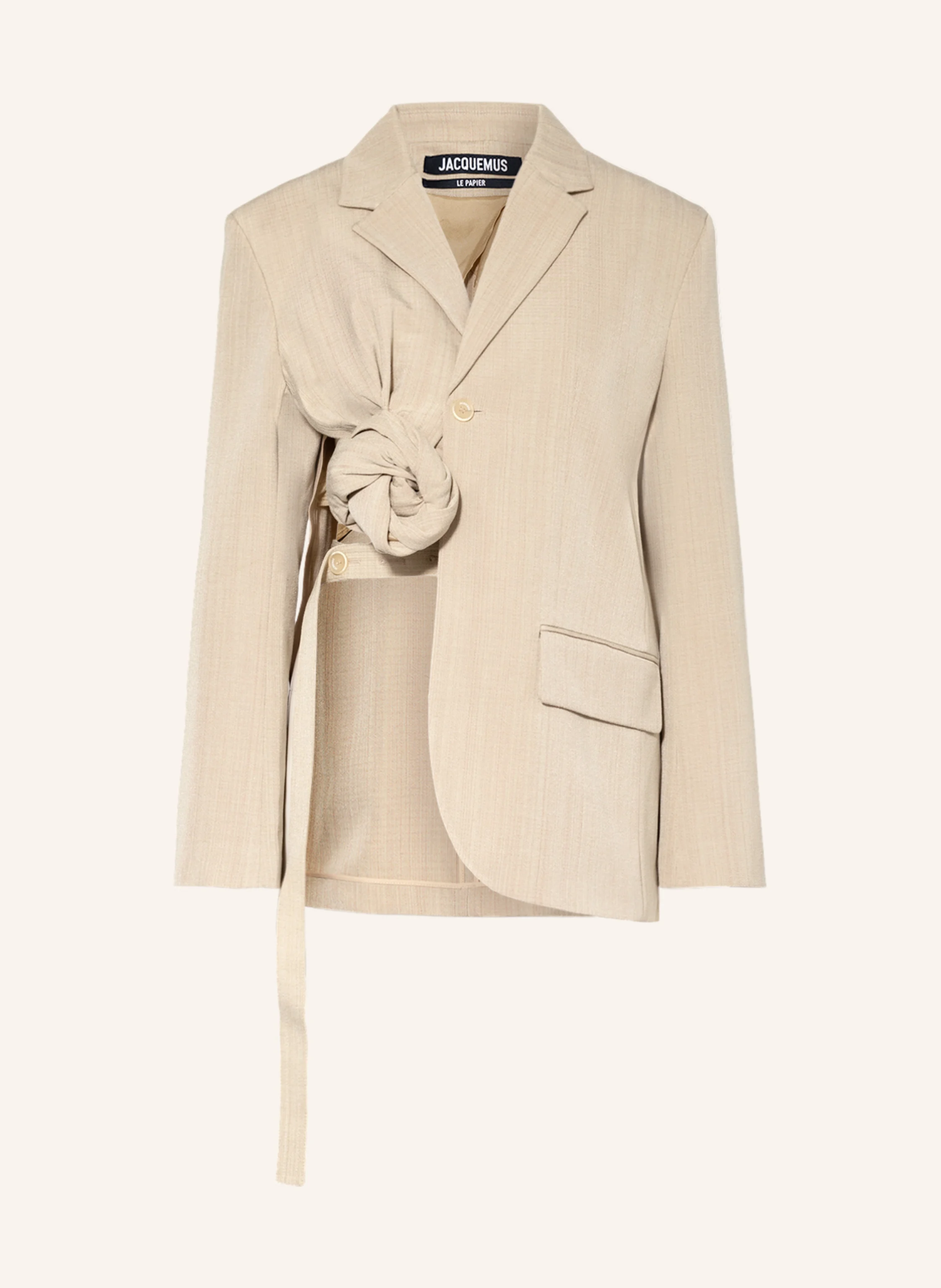 JACQUEMUS Blazer LA VESTE BACCALA mit Seide