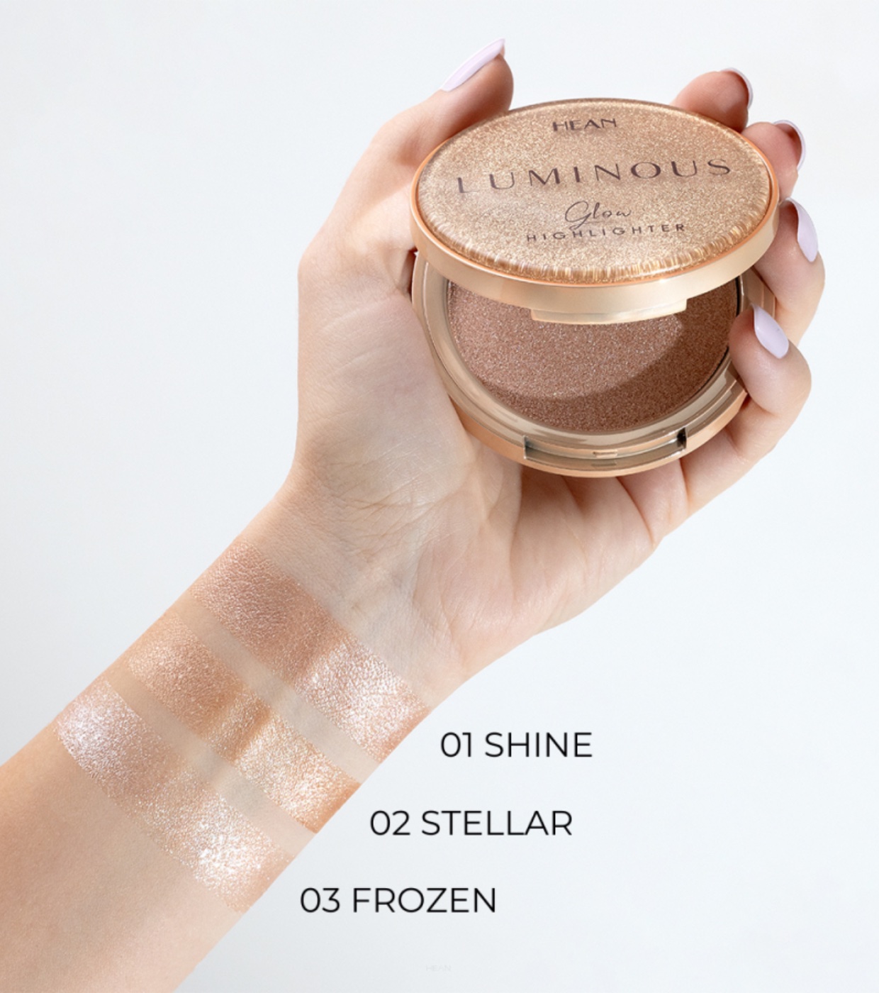 Hean - Luminous Glow Iluminador em pó - 01: Shine