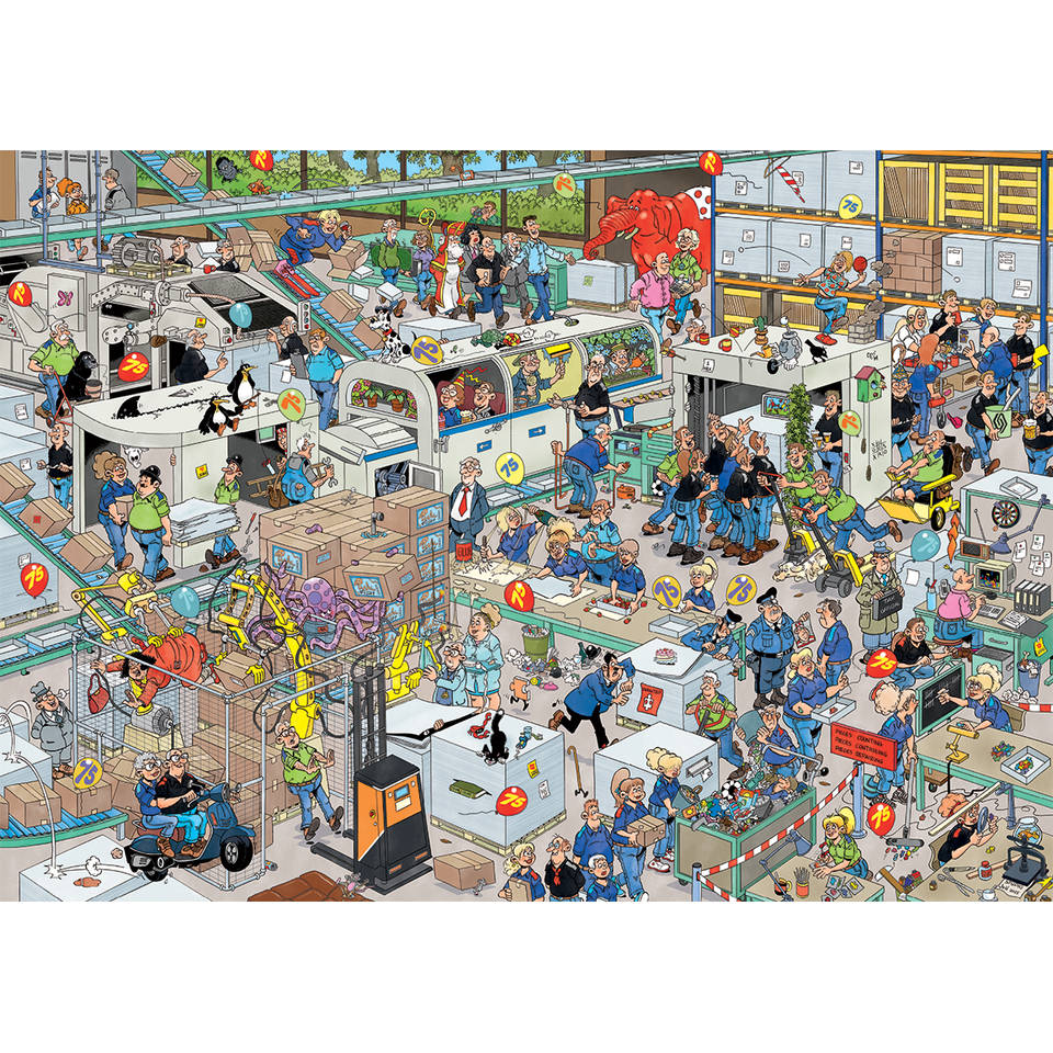 Jumbo Jan van Haasteren puzzel De Nederlandse spellenfabriek - 1000 stukjes