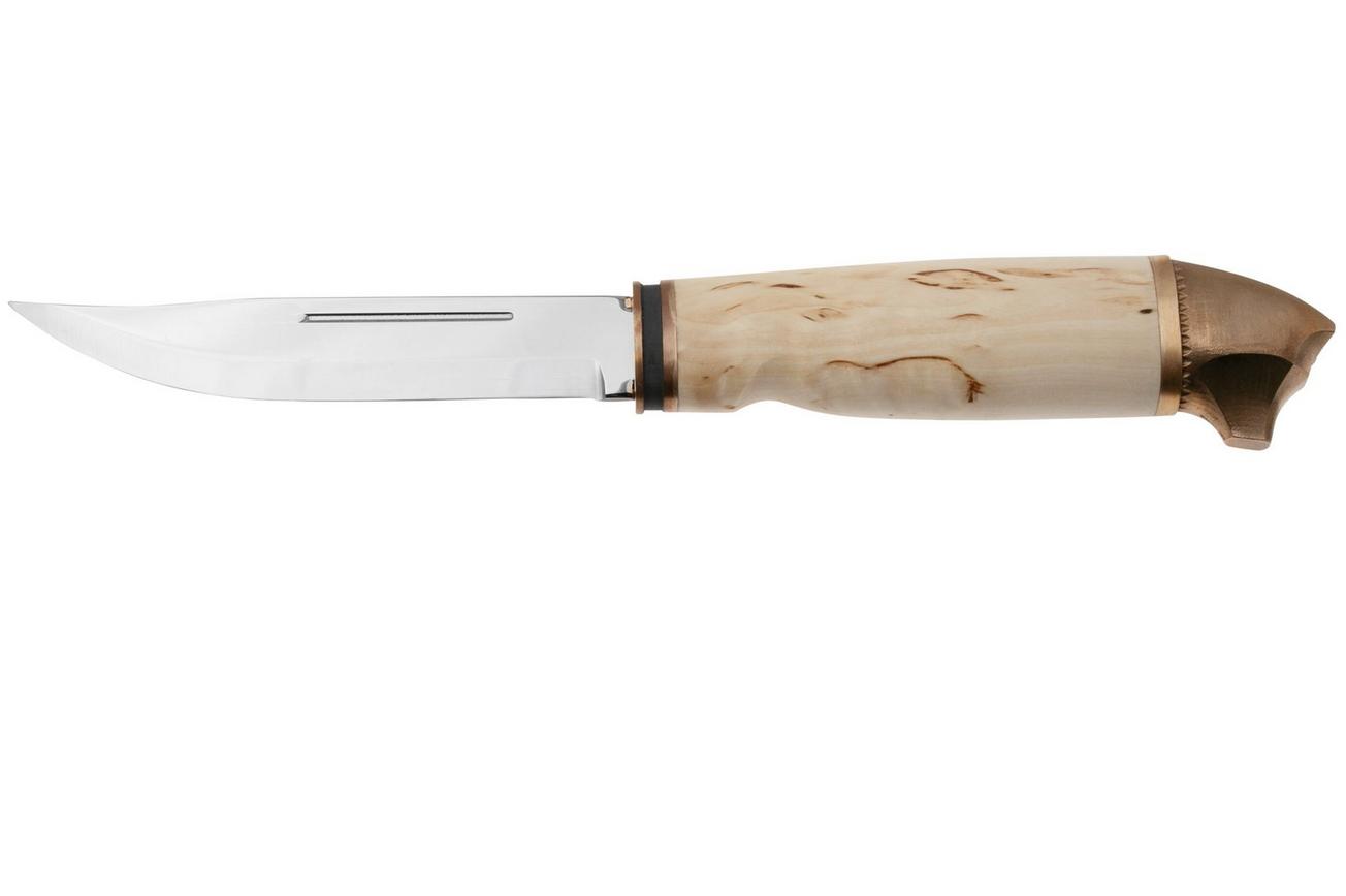 Marttiini Bear 549011W, Stainless, Curly Birch, outdoormes