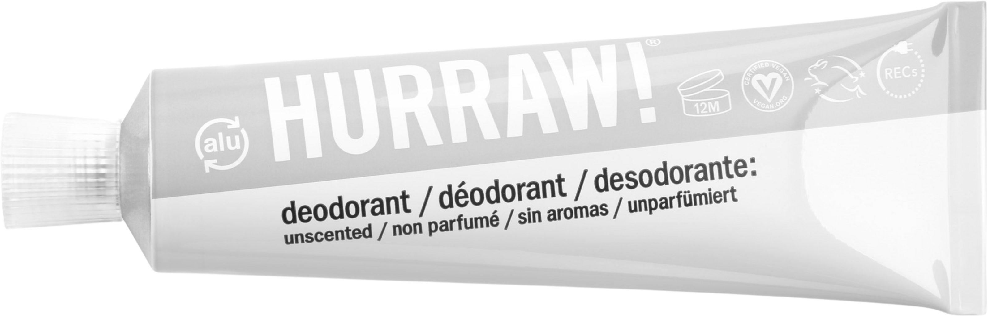 HURRAW!  Balmunder™ Deo-Creme, Unparfümiert (30 ml)