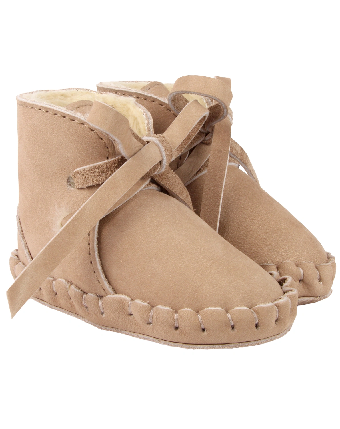 Krabbelschuhe PINA CLASSIC gefüttert in truffle