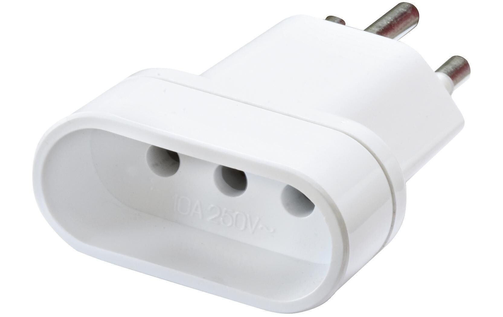 Reiseadapter IT – CHAdapter für italienische Stecker auf schweizer Steckdosen
