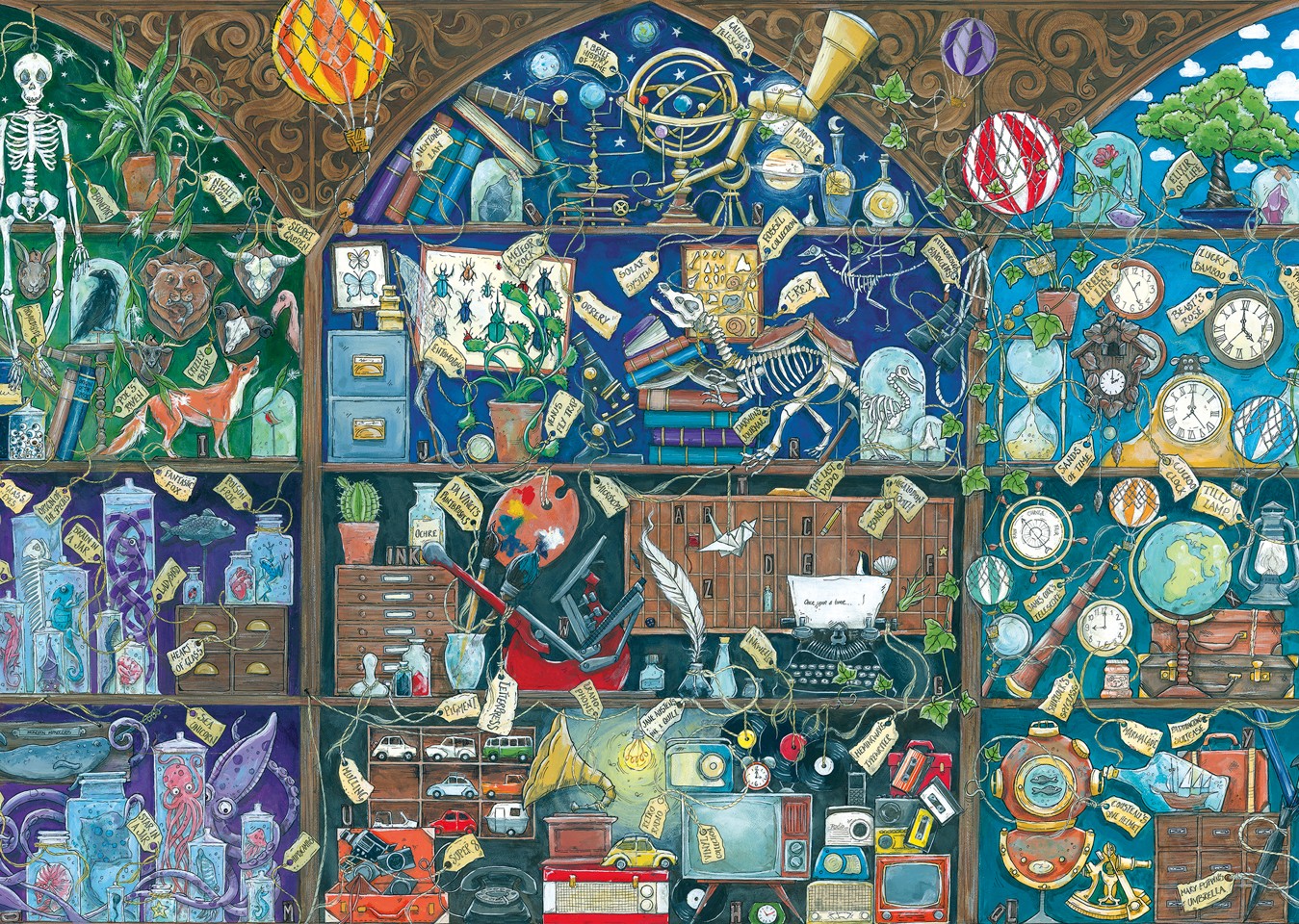 Ravensburger - Puslespil Cabinet Of Curiosities 1000 brikker
