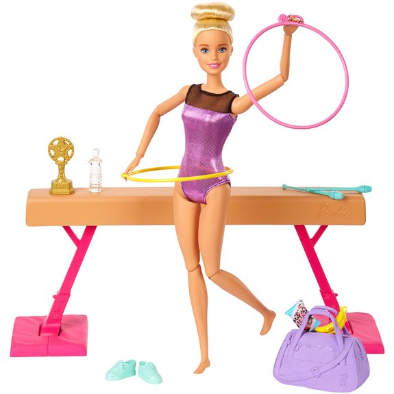 Coffret Poupée Barbie gymnastique