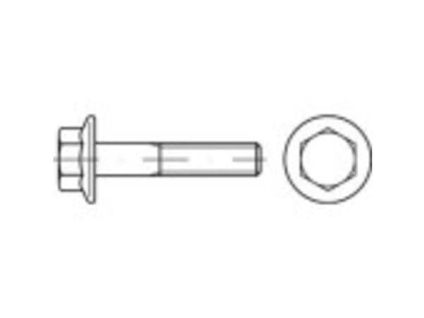 TOOLCRAFT 139720 Sekskantsskruer med flange M16 30 mm Udvendig sekskant DIN 6921 Stål 50 stk