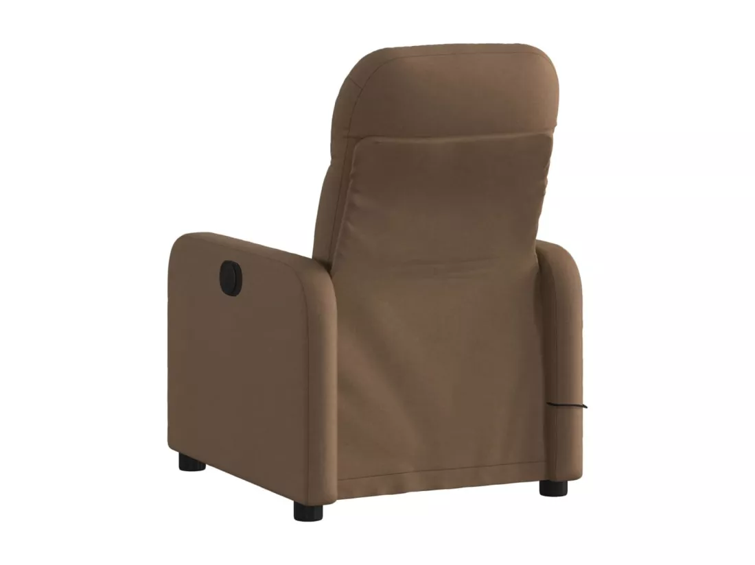 Fauteuil massant inclinable Marron Tissu