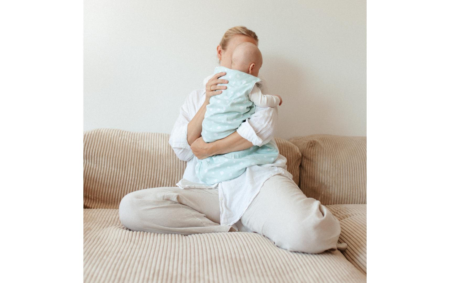 Baby-Sommerschlafsack Punkte Mint 70 cmSommerschlafsack für Babys