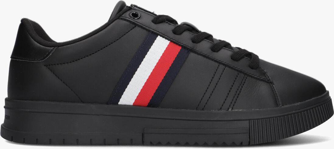 TOMMY HILFIGER zwarte tommy hilfiger lage sneakers supercup