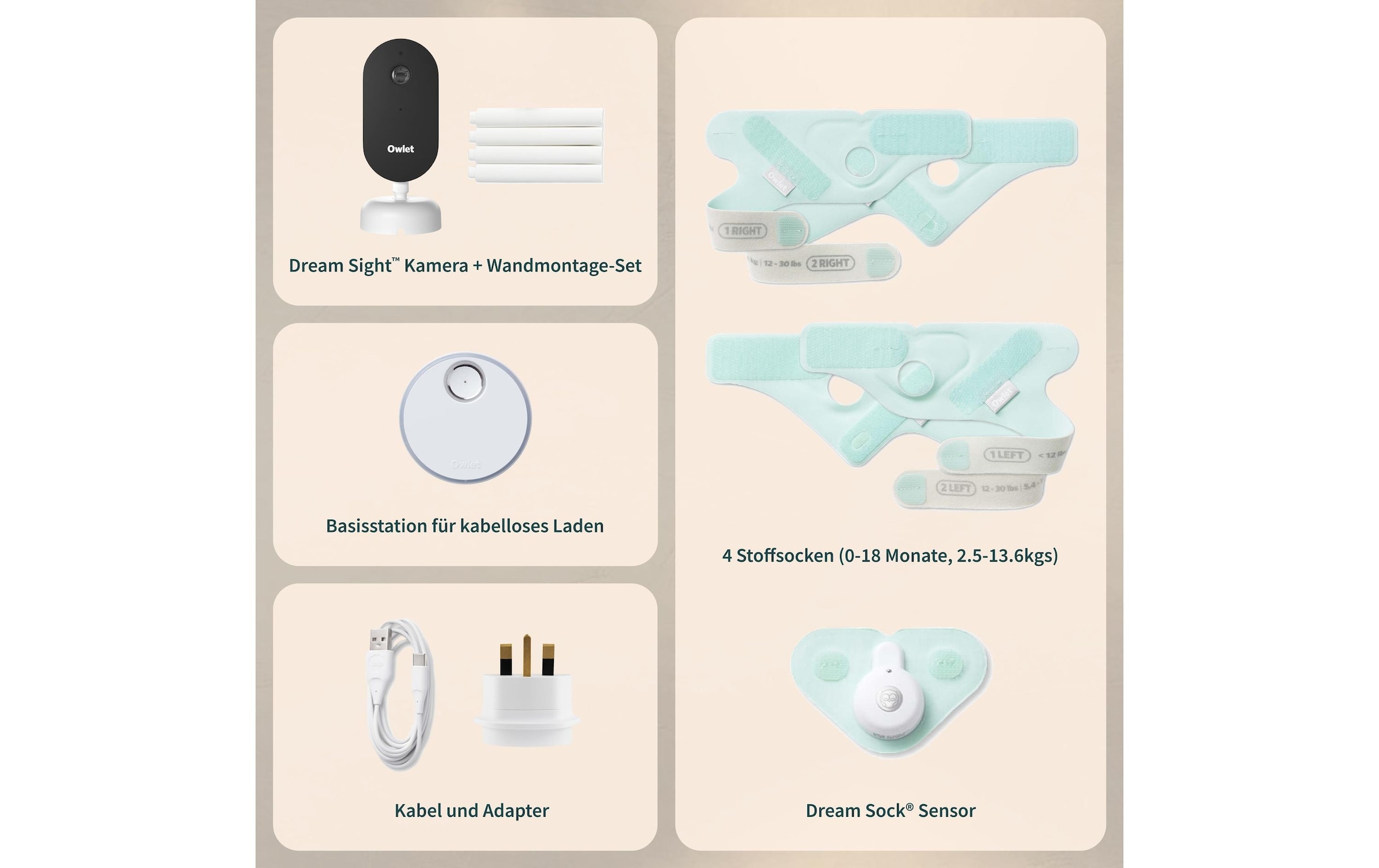 Video-Babyphone »Owlet Dream Duo 3 Bedtime«