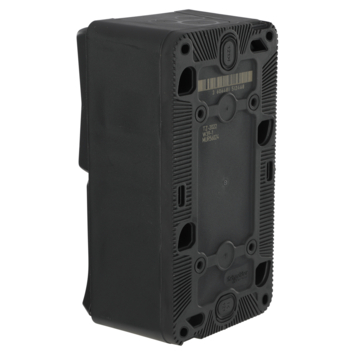 Schneider Electric Mureva Styl combinatie wandcontactdoos/wisselschakelaar IP55 antraciet