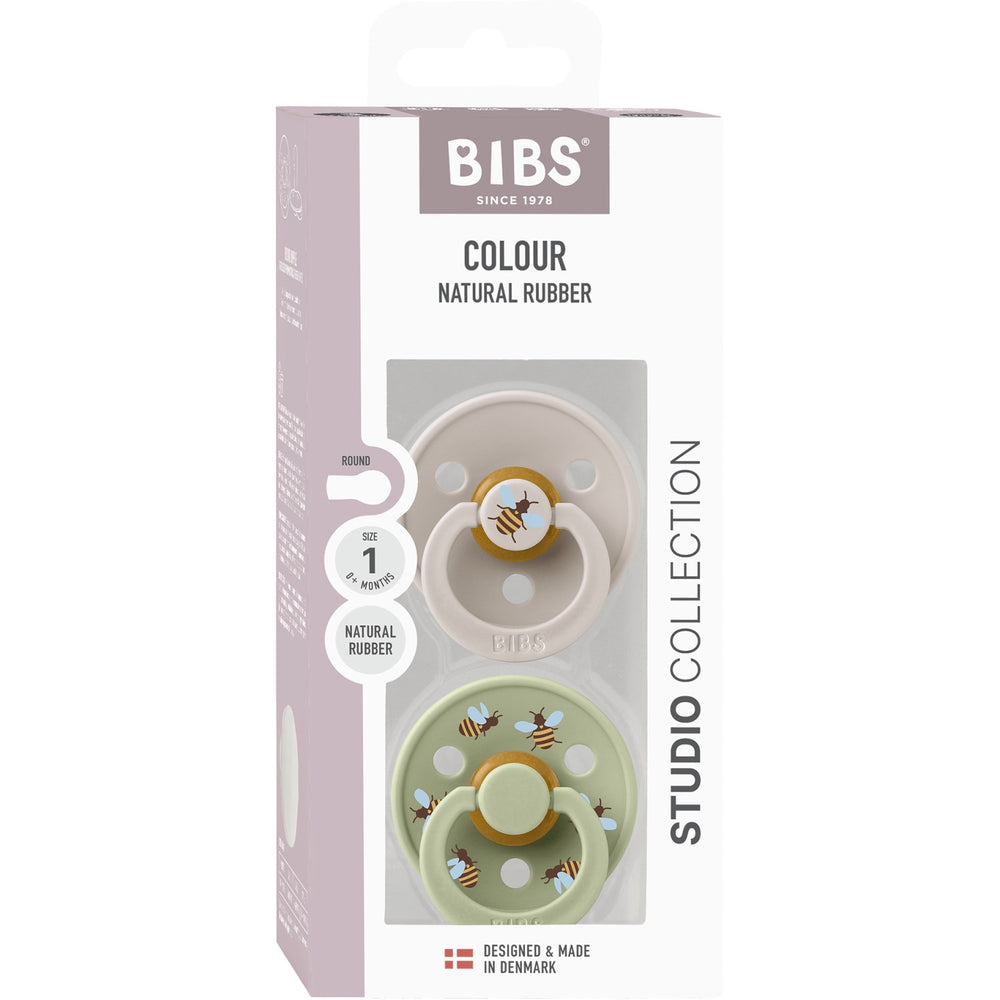 Køb Bibs Mushroom Mix Sut Studio Colour Bumblebee Latex 2-Pak