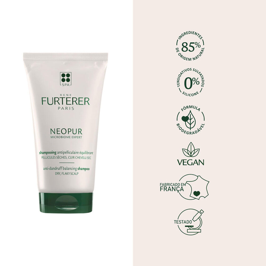 RENE FURTERER  Neopur Champô Anticaspa Equilibrante  - Caspa Seca - 150ml