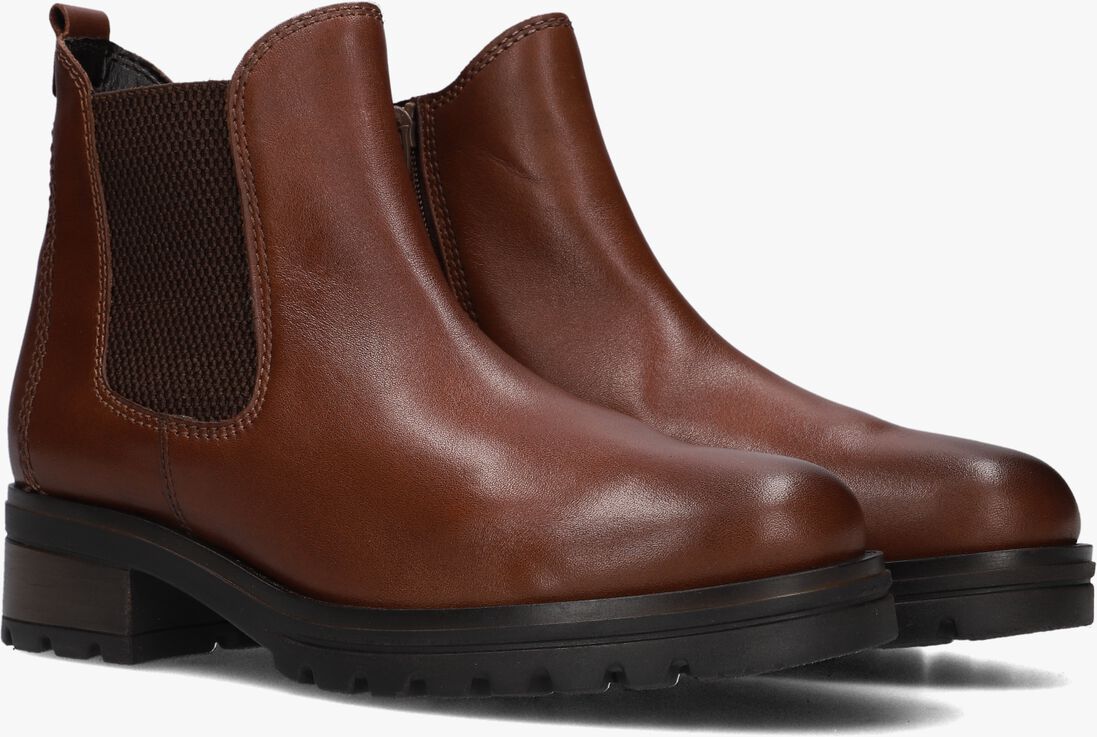 GABOR cognac gabor chelsea boots 781.3