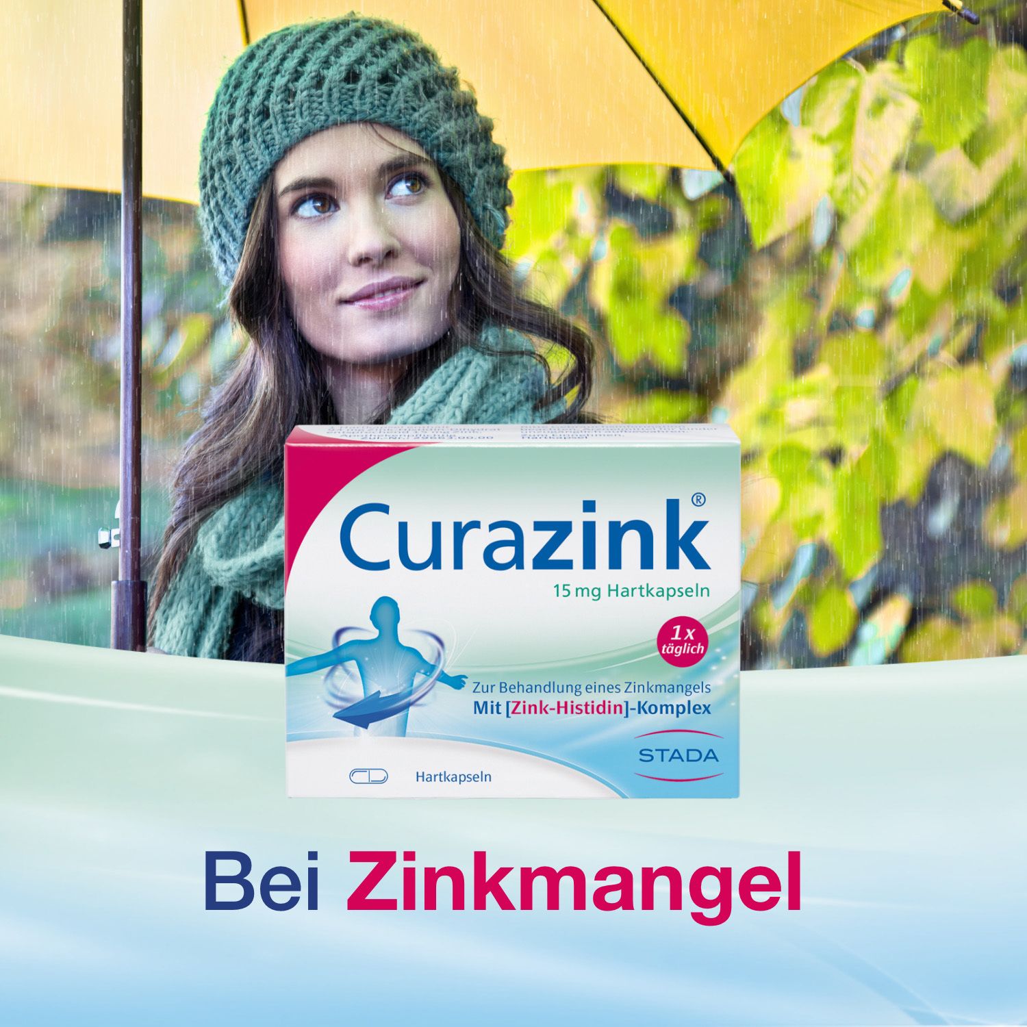 Curazink® Hartkapseln - hochdosiert mit 15 mg Zink im einzigartigen Zink-Histidin-Komplex