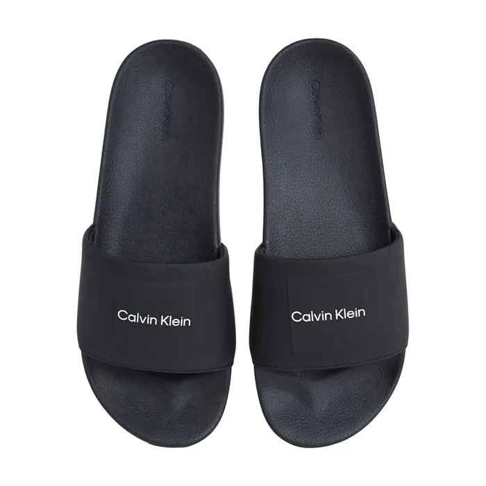 Calvin Klein Square Logo Badslippers Heren