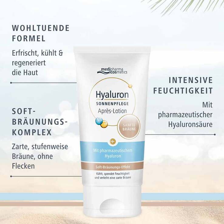 Hyaluron Sonnenpflege Apres Lotion sanfte Bräune, 150 ml