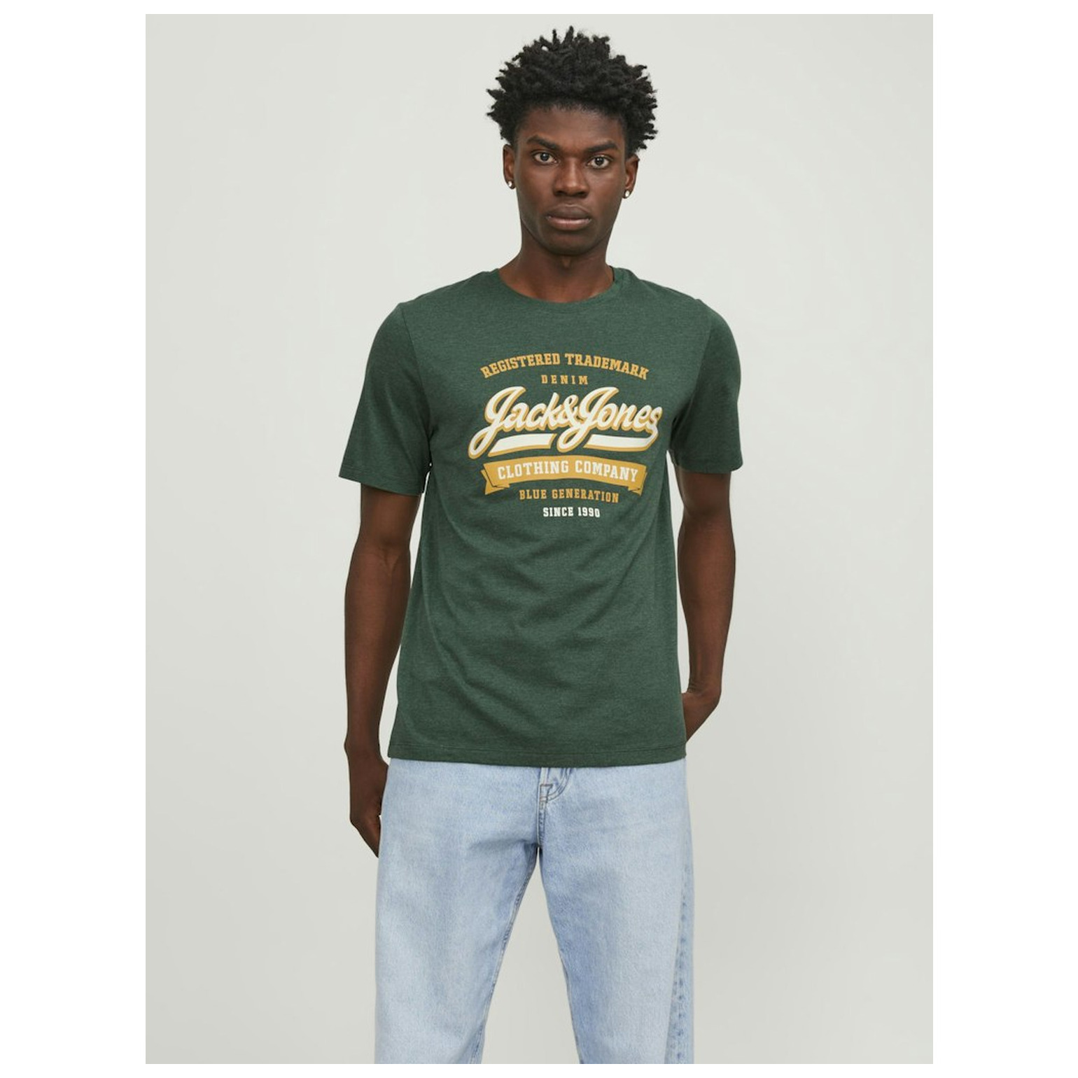 Jack & Jones JJELOGO TEE SS O-NECK 2 COL SS