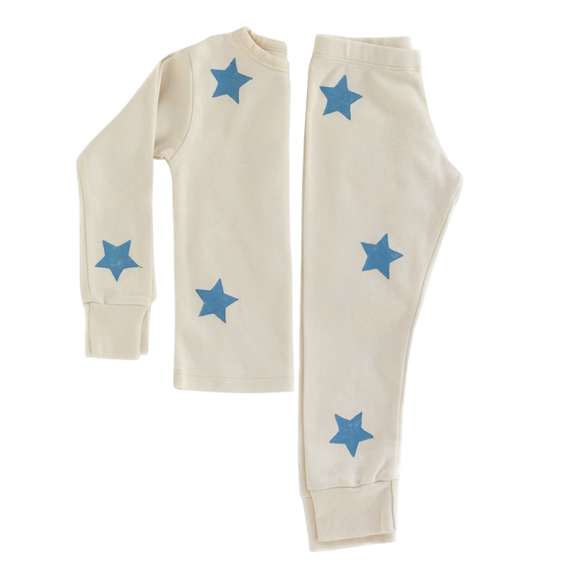 Pyjama Sternen Blau