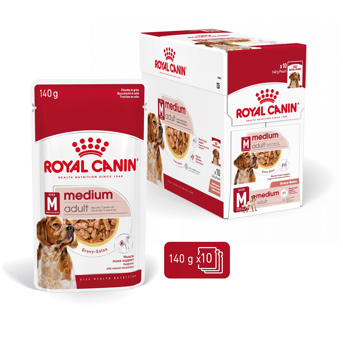 ROYAL CANIN Medium Adult in Soße 10x140 g
