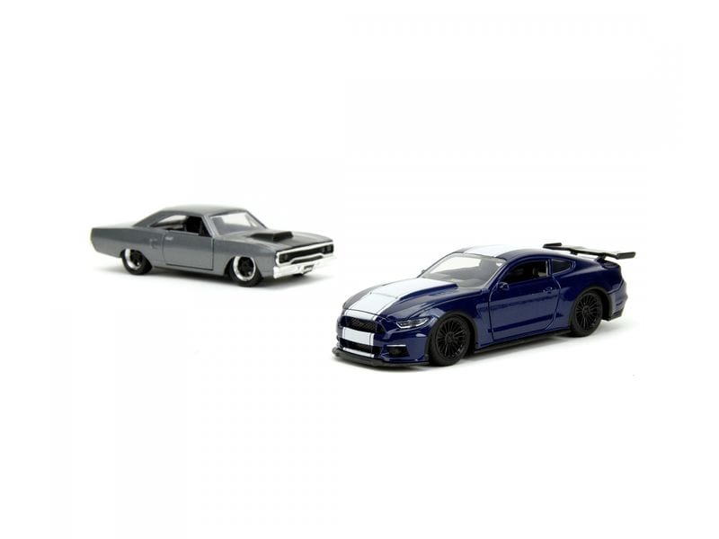 Jada Toys Fast & Furious Twin Pack Wave 4/1 1:32 Fast & Furious Modellautos: 2016 Ford Mustang GT & Dom's Plymouth Road Runner
