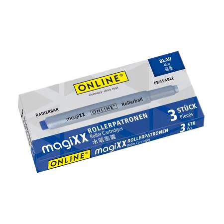 ONLINE Tintenpatronen für Tintenroller magiXX, blau