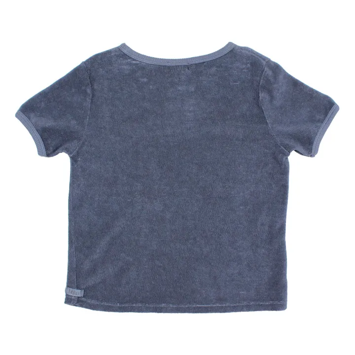 Búho T-shirt Hippocampe Eponge | Bleu marine