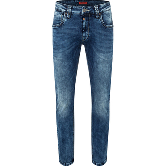 Timezone Slim EduardoTZ LÄ34 Hose White Aged Wash Herren