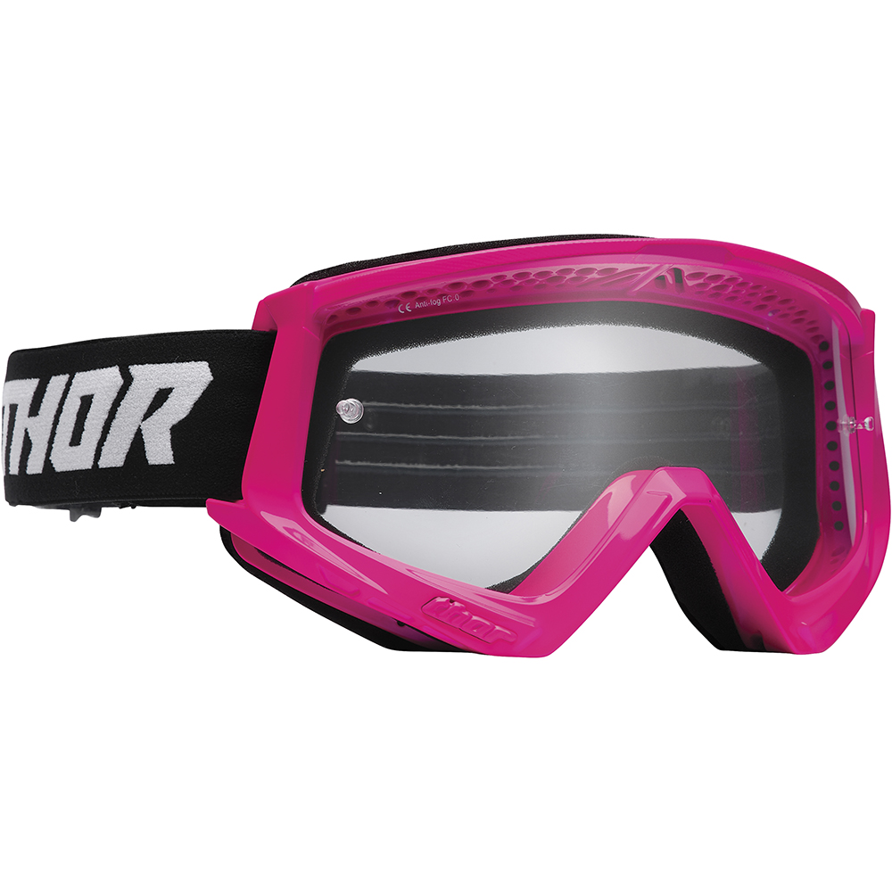 Thor Motocross - Masque enfant Youth Combat Racer Rose fluo / Noir