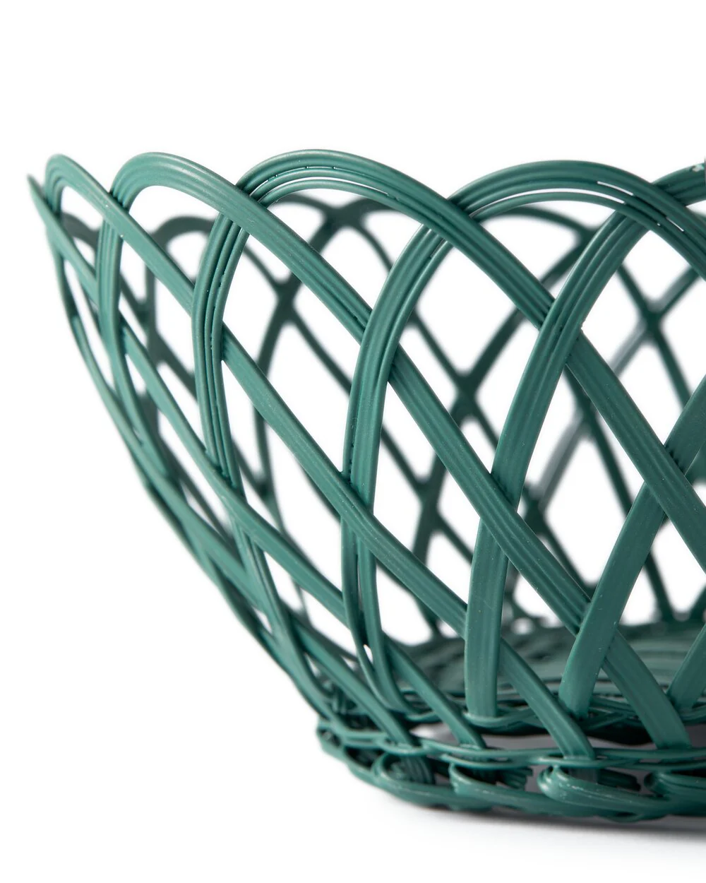 POLSPOTTEN  Bakkie kurv, Dark Green - oval