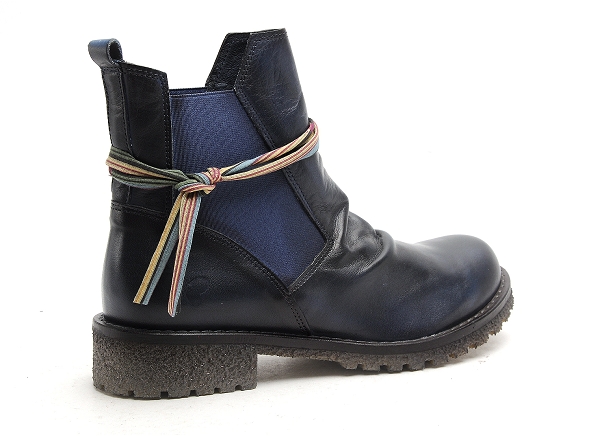 Felmini boots bottine plates femme c801 bleu