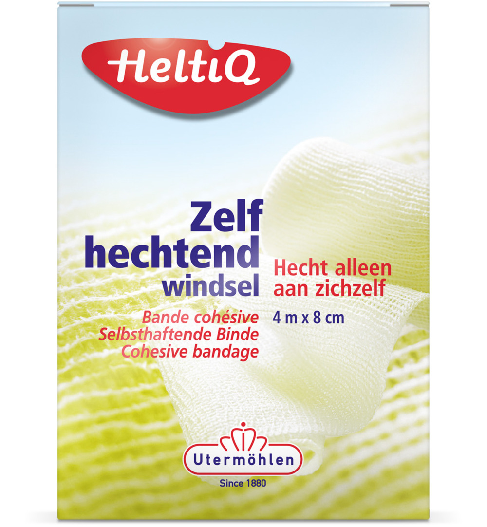 HeltiQ Zelfhechtend windsel 4m x 8 cm (1 stuk)